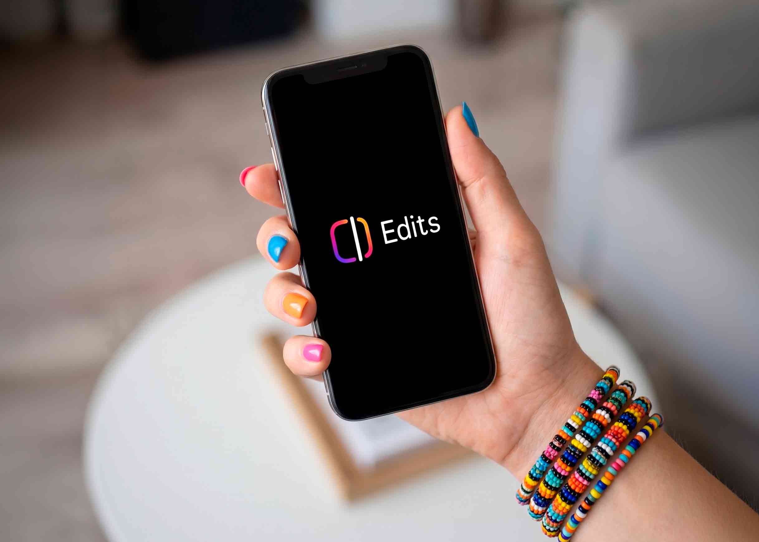 esta es la app EDITS de instagram movil